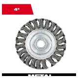 4 in. Carbon-Steel Full-Cable Twist Wire Wheel