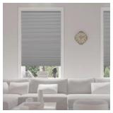 Pewter Cordless Blackout Cellular Shades 35x48