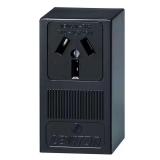 50 Amp Thermoplastic Power Outlet, Black
