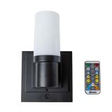 (3) 5 in. 1-Light Matte Black LED Vanity Sconce