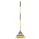 53 in. Fiberglass Handle 24-Tine Leaf Rake