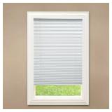 (2) White Cordless Blackout Mini Blind 31x72
