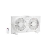 9 in. 3-Speed Digital Window Fan with Remote