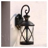 Henderson Black Motion Sensor Outdoor Light