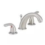 Builders 8-in. Widespread Faucet, Brushed Ni