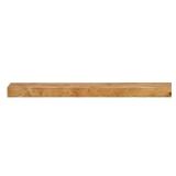 72 in. Aged Oak Floating Shelf - Wall Mantel