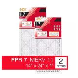 14x24x1 Allergen Pleated Filter (2-Pack)