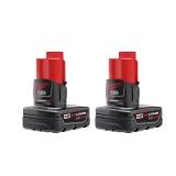 Milwaukee 12V Lithium-Ion Battery 2 pc