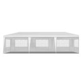 White Canopy Tent with 5 Sidewalls (10x30)