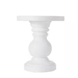 Zellmont Patio White Round MGO Stone Table