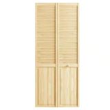 30 in. x 80 in. Pine Bi-fold Closet Door