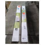 Hampton Bay White 1 in. Blackout Blind 39x48