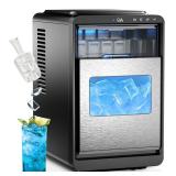 Crescent 9.4" Ice Countertop Maker, Black