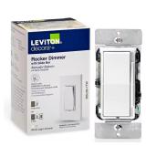 Decora 600W Dimmer, 1-2/3-Way, White/Almond