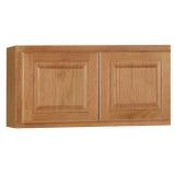 Hampton 30 in. Wall Bridge Cabinet, Oak
