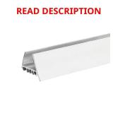 Slide-On Door Sweep/Stop White