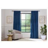 72-144 in Curtain Rod, Matte Black Finial