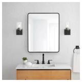 Glacier Bay 24x30 Matte Black Cabinet