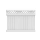 Anderson 6 ft x 8 ft White Vinyl Fence Panel