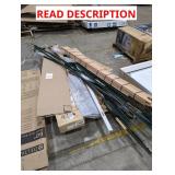 Skid Lot: Hang Track, T-Post, Baseboard, Blinds