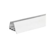 Slide-On Door Sweep/Stop White