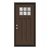 Regency 32x80 6-Lite Front Door, Mahogany