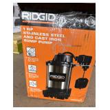 Ridgid Sump Pump