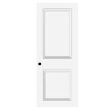 28x80 2-Panel White Primed Interior Door Slab