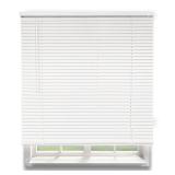 Midnight White Vinyl Mini Blind 75x60