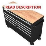 Husky 52" W 9-Drawer Mobile Workbench