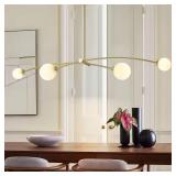Cavitt 4-Light Brushed Brass Pendant Light