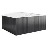 12ft x 14ft Metal Outdoor Garden Shed