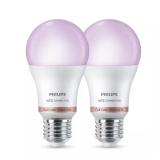 (2) Wiz Connected A19 LED 60W Dimmable Bulb (2)