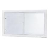 Left-Hand Sliding Vinyl Window, Dual Pane