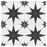Stella Nero Porcelain Tile 9 " x 9 " (Case)