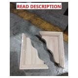 Ekena Wood Brackets 3.5x7x9 Rubberwood
