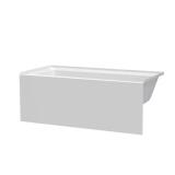 Acrylic Bathtub, 60x32, Right Drain, White