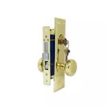 Premier Lock Brass Mortise Lock Set with Keys