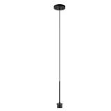 Matte Black Pendant Light Kit with Rod