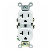 20 Amp Commercial Duplex Outlet (10-Pack)