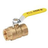 1/2 in. Brass FPT Full Port Valve (5-Pack)
