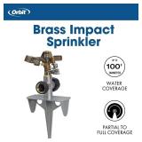 Adjustable Brass Sprinkler on Zinc Spike