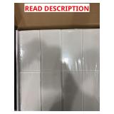 Alabaster 3"x6" Glossy/Glass Tile