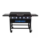 5-Burner Propane Griddle with Lid, Cover