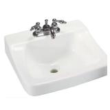 Aragon Wall-Mounted Sink White *DAMAGED