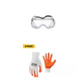 Chemical Splash & Nitrile Gloves Combo (5-Pack)