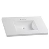 37 in. W Vanity Top with Sink