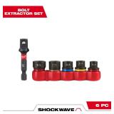Milwaukee Shockwave 3/8 in. Extractor Set