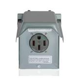 Leviton 50-Amp Outdoor EV Outlet with Cover