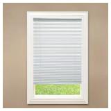 White Cordless Room Darkening Blinds 1" Slat